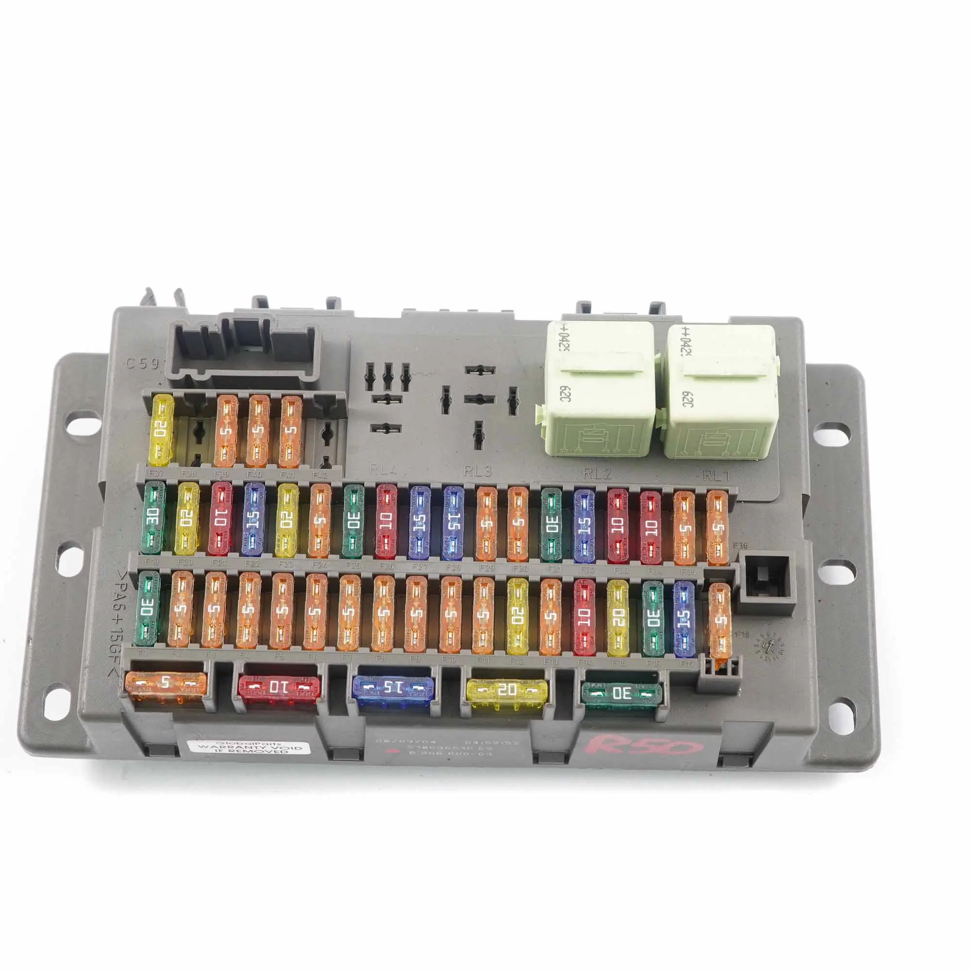 Fuse Box Mini Cooper R50 R52 R53 JCW Housing 1509011