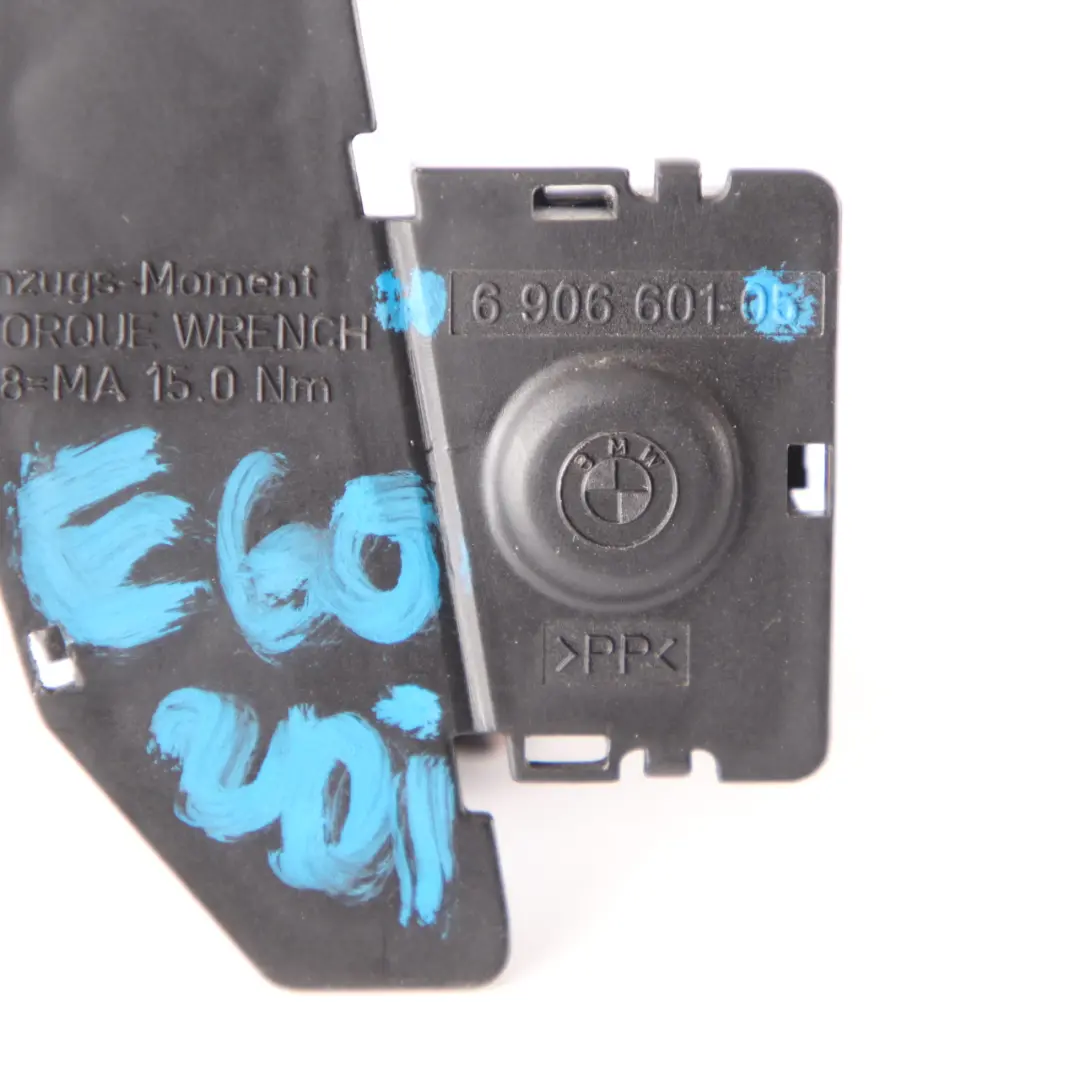 Fuse Box Cover BMW E60 E61 E63 E64 Power Distribution Trim Panel Lid to with Part number 6906601 Fuse Box Cover BMW E60 E61 E63 E64 Power Distribution Trim Panel Lid - SKU 6906601 - Part number 6906601