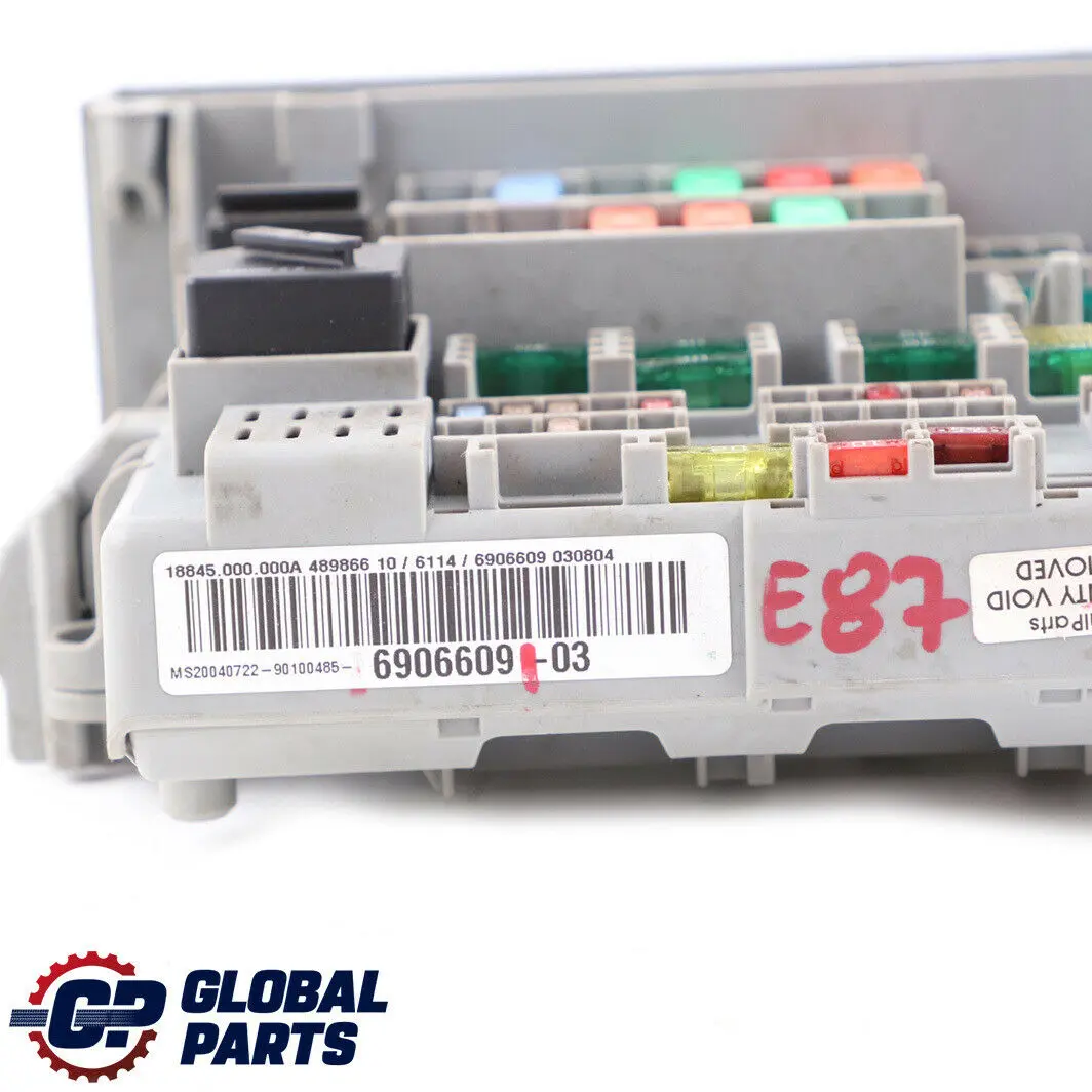 Fuse Box Control BMW E87 E90 E91 E92 E93 Front Power Distribution to with Part number 6906609 Fuse Box Control BMW E87 E90 E91 E92 E93 Front Power Distribution - SKU 6906609 - Part number 6906609