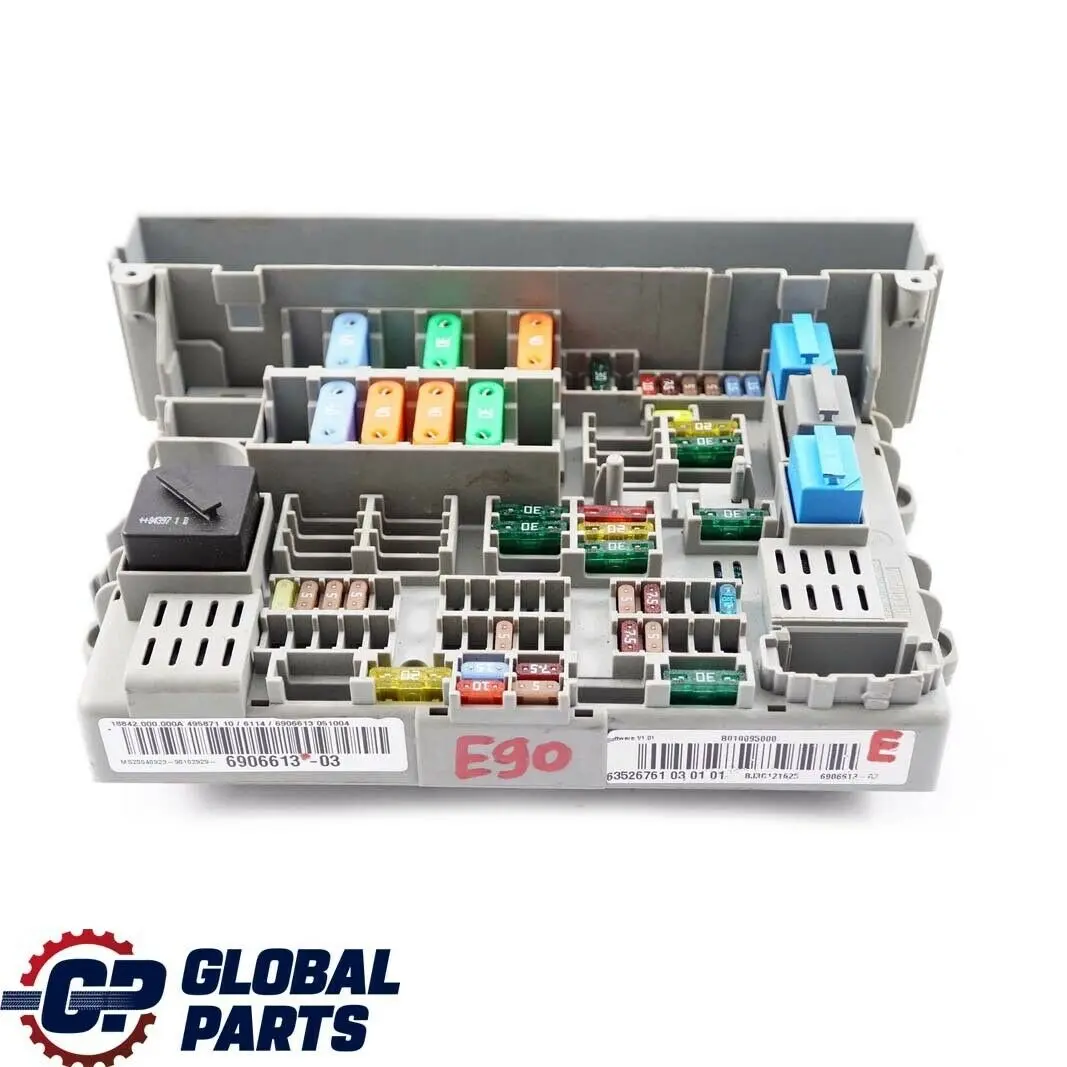 BMW E87 E90 E91 Caja Fusibles de DIstibucion de Energia Parte Delantera - SKU 6906613 - Número de pieza 6906613