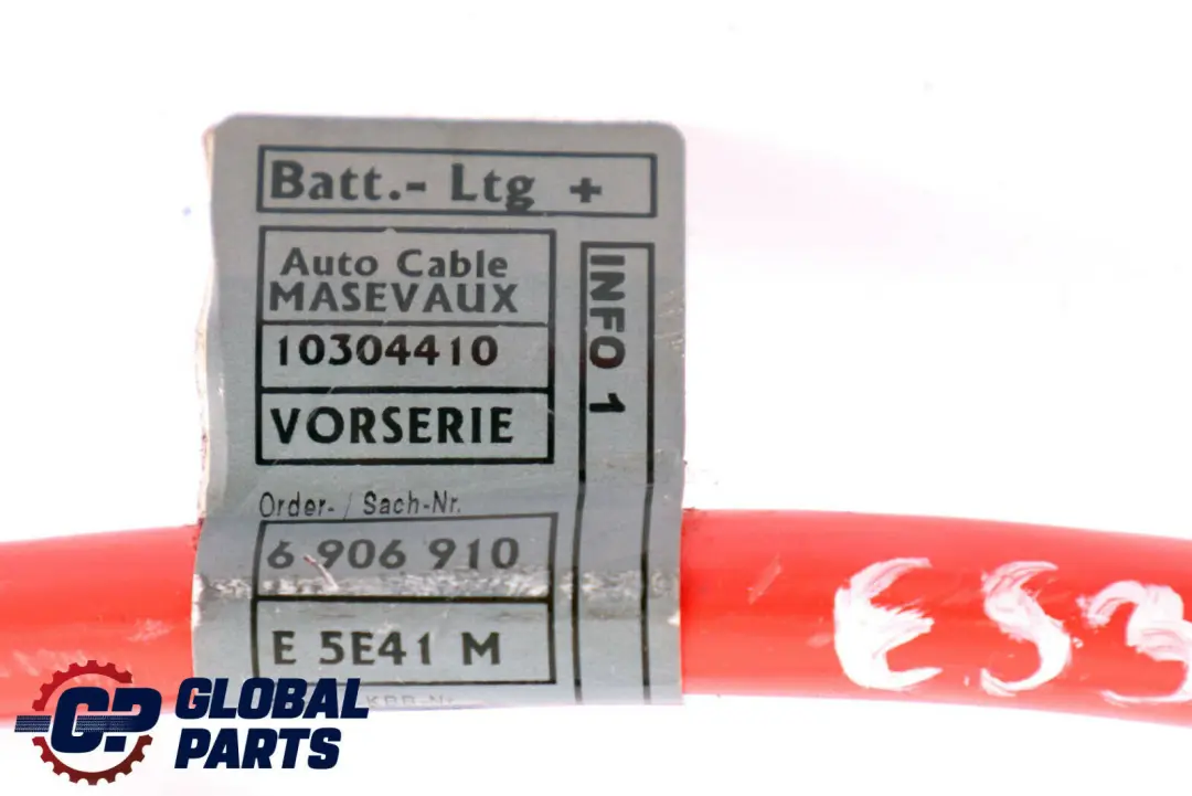 M54 Przewód Kabel Plus + Klema do BMW X5 E53 3.0i o numerze 6906910 BMW X5 E53 3.0i M54 Przewód Kabel Plus + Klema - SKU 6906910 - Numer Części 6906910