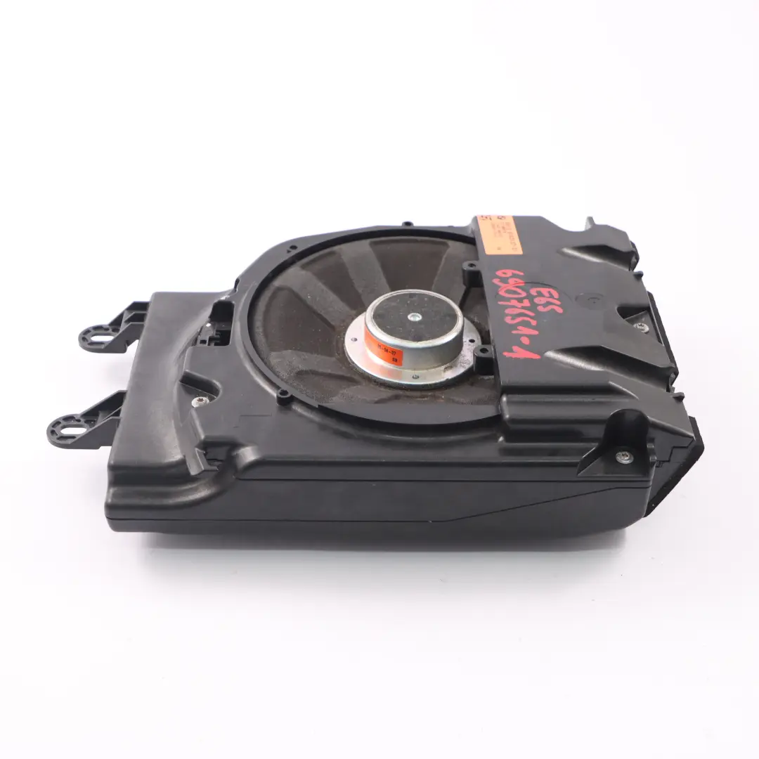 BMW E65 E66 E67 Altoparlante centrale dei bassi sinistro Logic 7 L7 6907651 - SKU 6907651-1 - Numero di parte 9143137