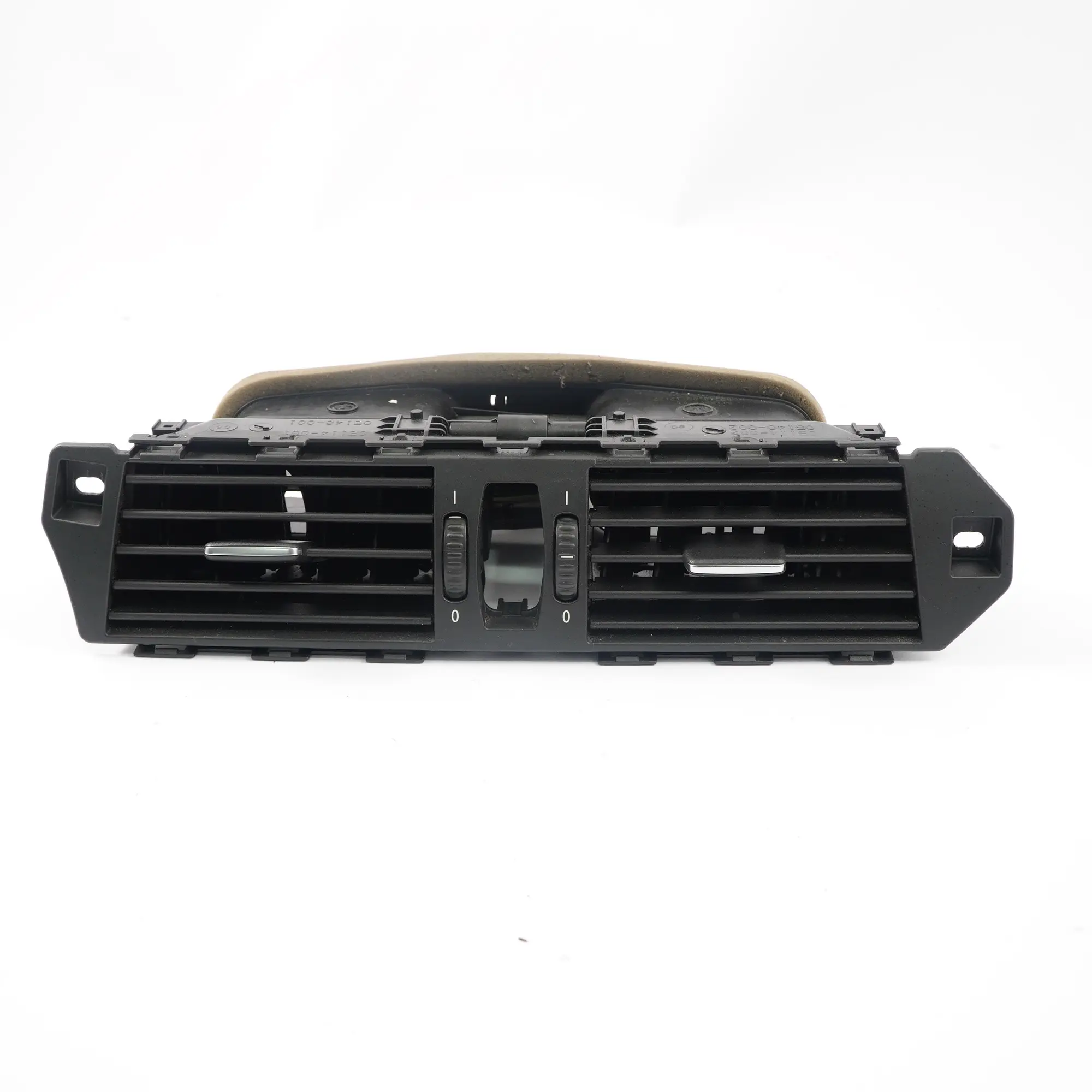 BMW E60 E61 Frischluftgrill Mitte Schwarz Chrom 6910734 