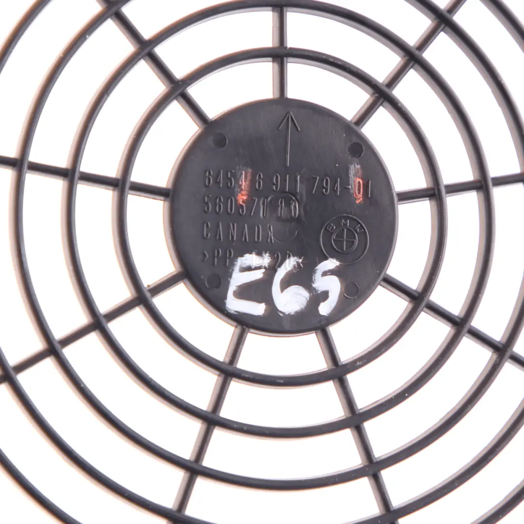 Radiator Cooling Fan Protection Grille to BMW E65 E66 E67 with Part number 6911794 BMW E65 E66 E67 Radiator Cooling Fan Protection Grille - SKU 6911794 - Part number 6911794