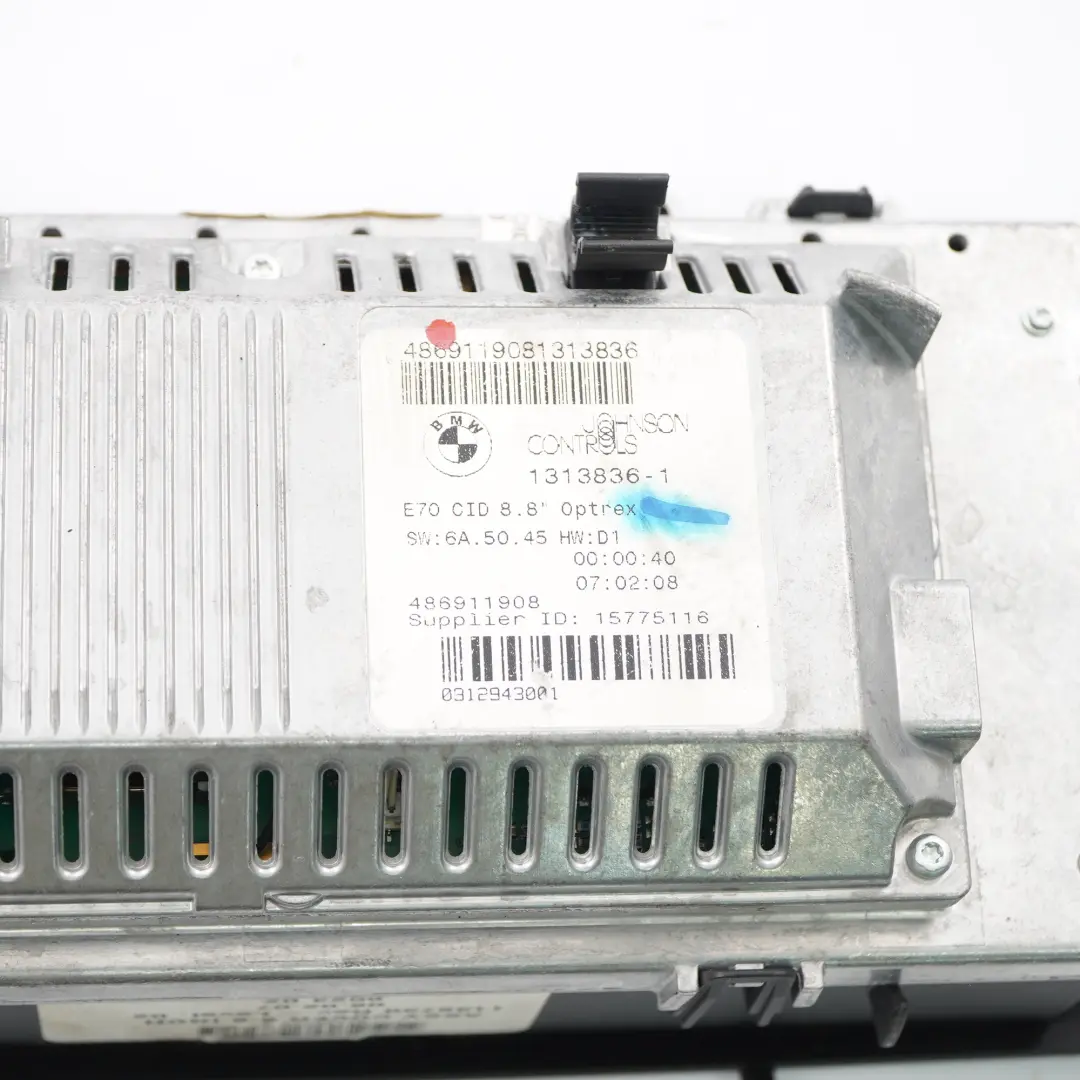  On Board Monitor BMW X5 E70 X6 E71 Sat Nav System Screen Display 8,8" - SKU 6911908 - Part number 6911908