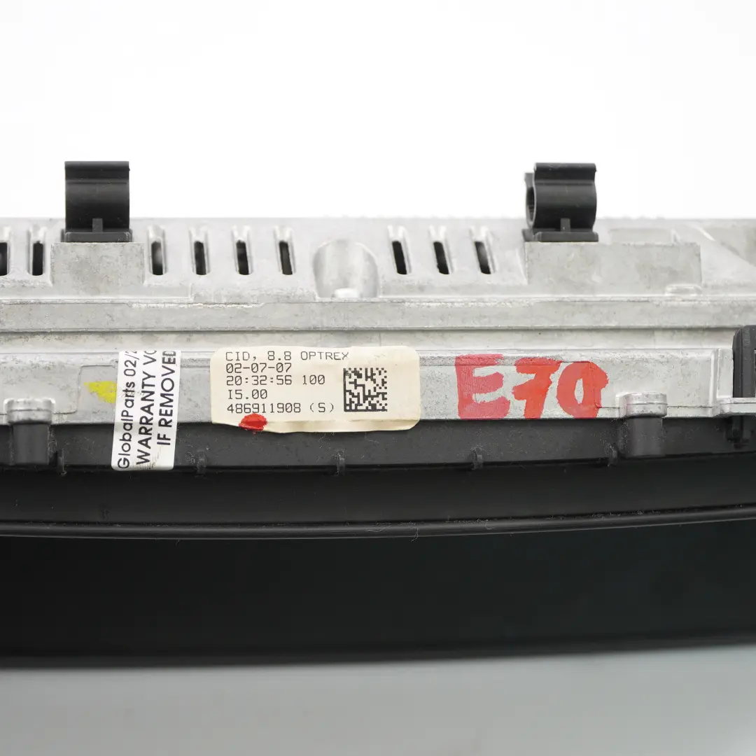  On Board Monitor BMW X5 E70 X6 E71 Sat Nav System Screen Display 8,8" - SKU 6911908 - Part number 6911908