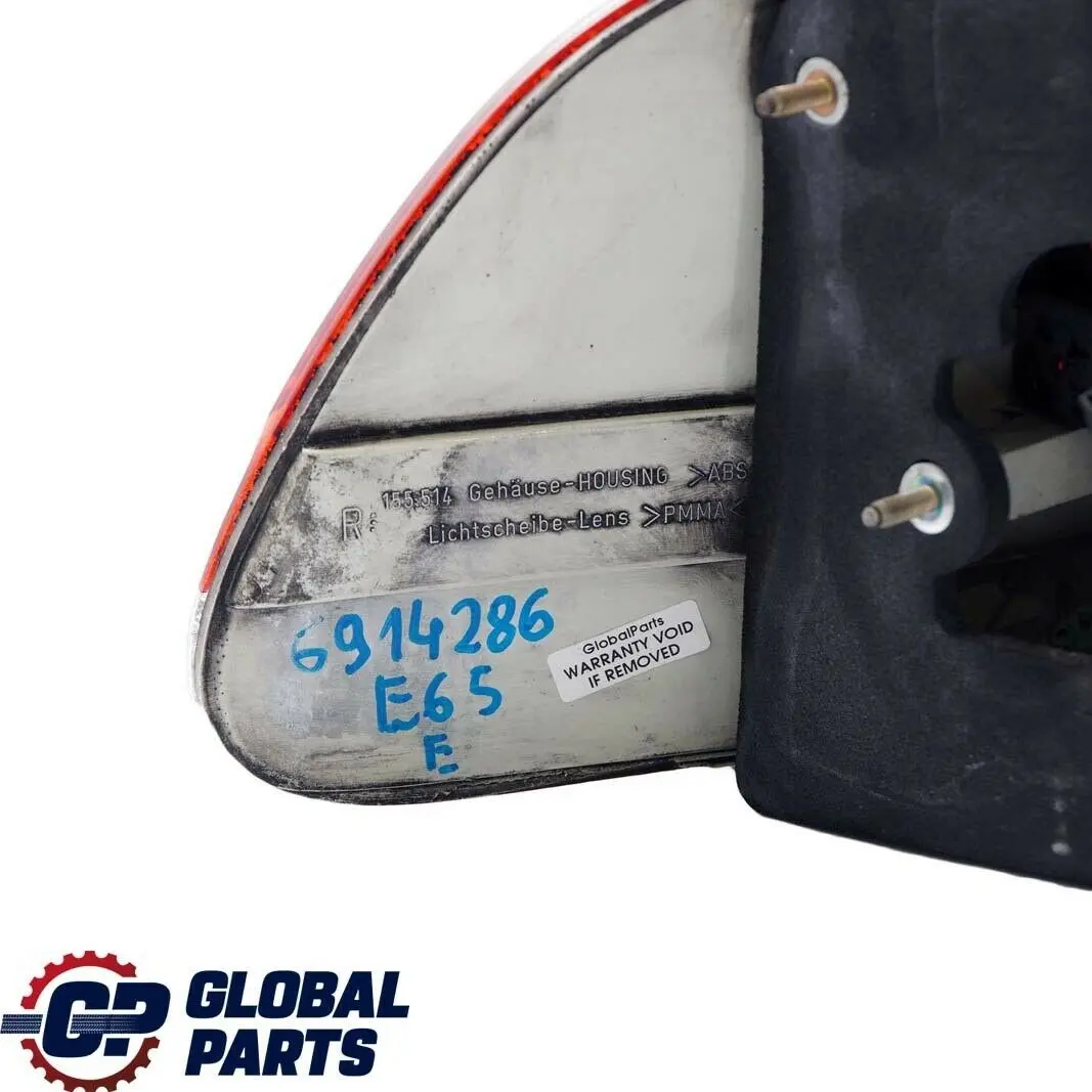 BMW 7 Series E65 E66 Rear Light In The Side Panel White Right O/S - SKU 6914286 - Part number 6914286