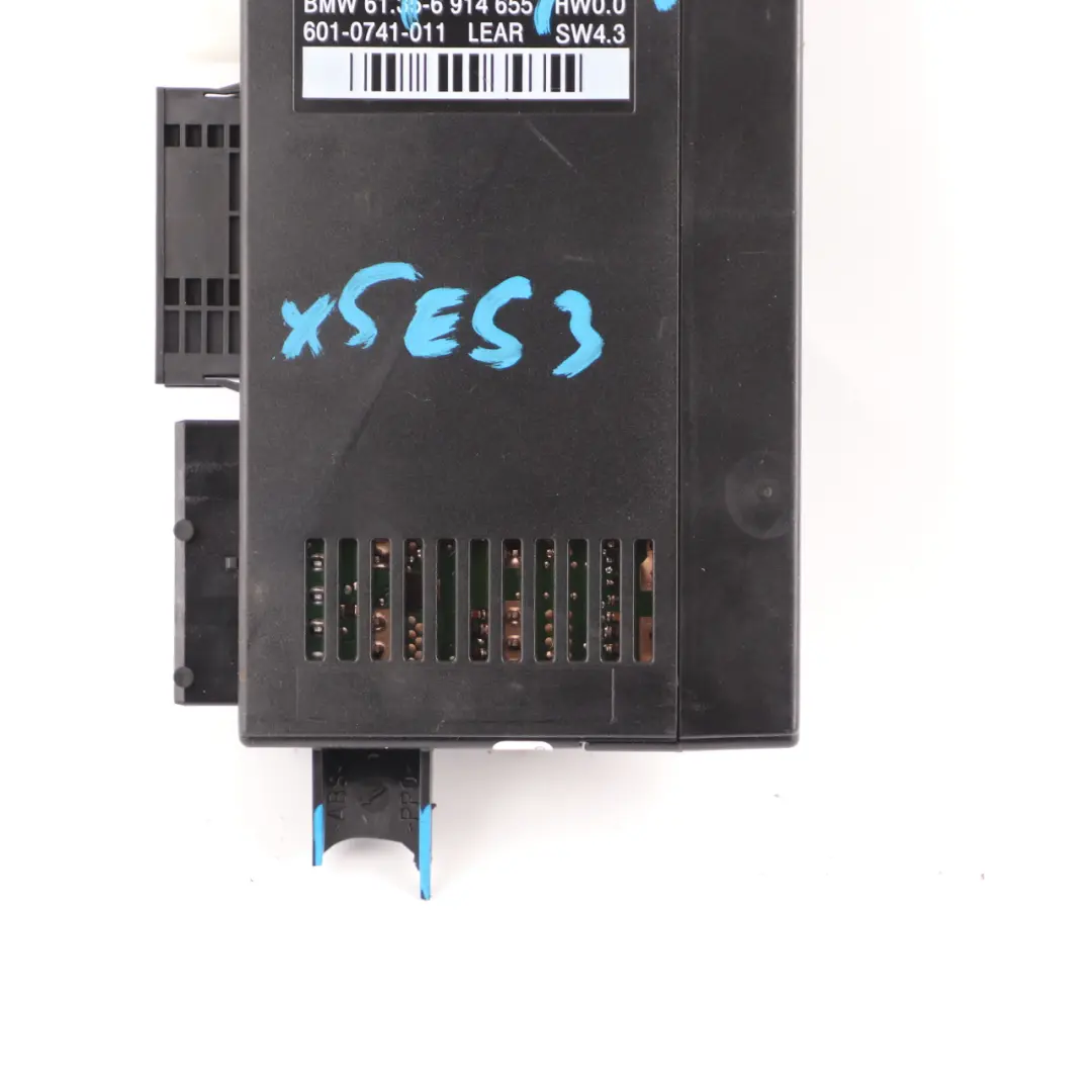 Headlight Light Check Module Control Unit ECU Lear LCM III to BMW X5 E53 with Part number 6914655 BMW X5 E53 Headlight Light Check Module Control Unit ECU Lear LCM III - SKU 6914655-1 - Part number 6914655