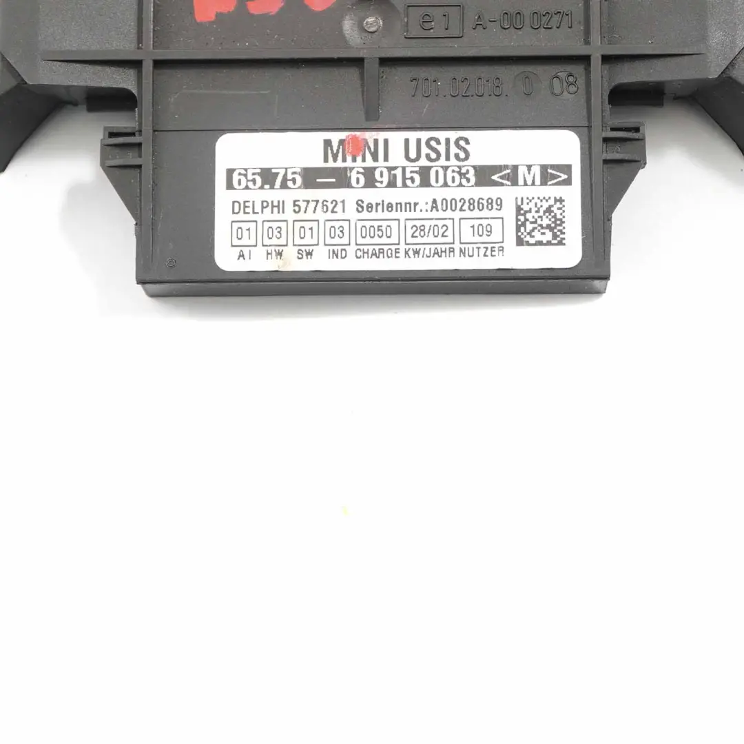 Sonic Modul Mini R50 R53 Alarm Anlage Sensor für Ultra mit Teilenummer 6915063 Ultra Sonic Modul Mini R50 R53 Alarm Anlage Sensor - SKU 6915063 - Teilenummer 6915063