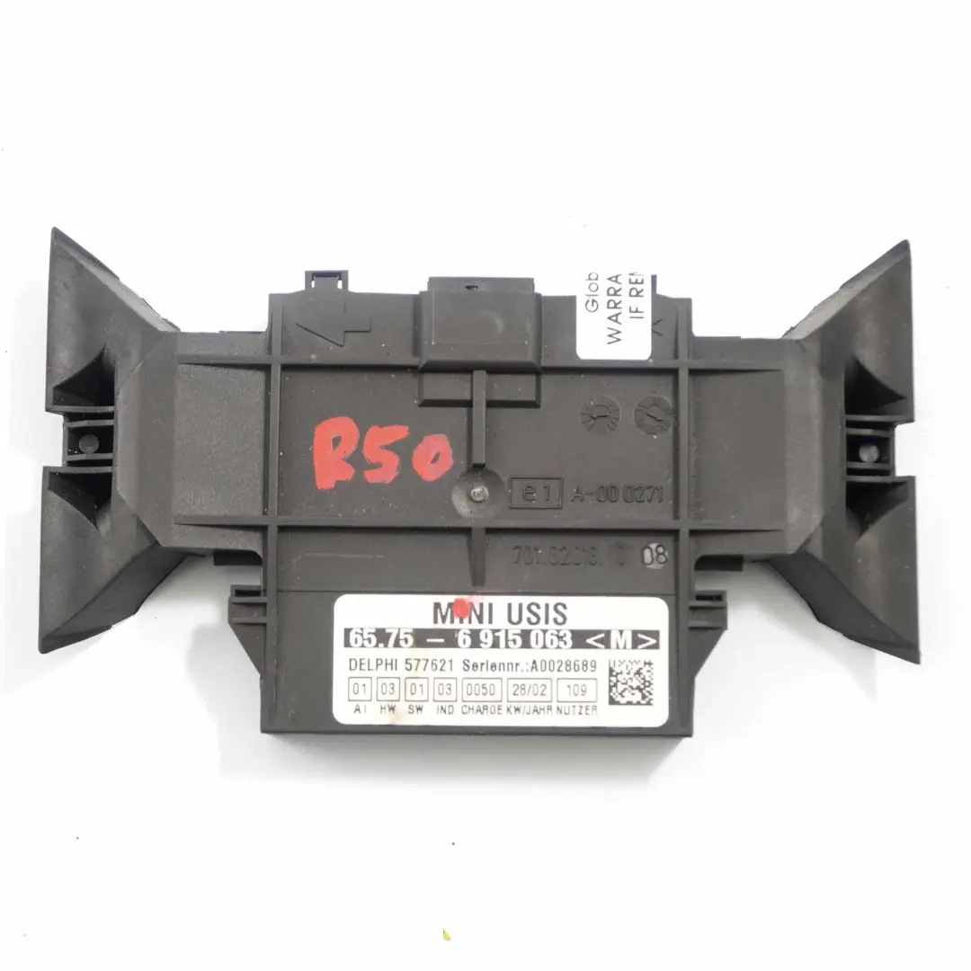 Moduł Ultradźwiękowy Alarmu do Mini R50 R53 o numerze 6915063 Mini R50 R53 Moduł Ultradźwiękowy Alarmu - SKU 6915063 - Numer Części 6915063