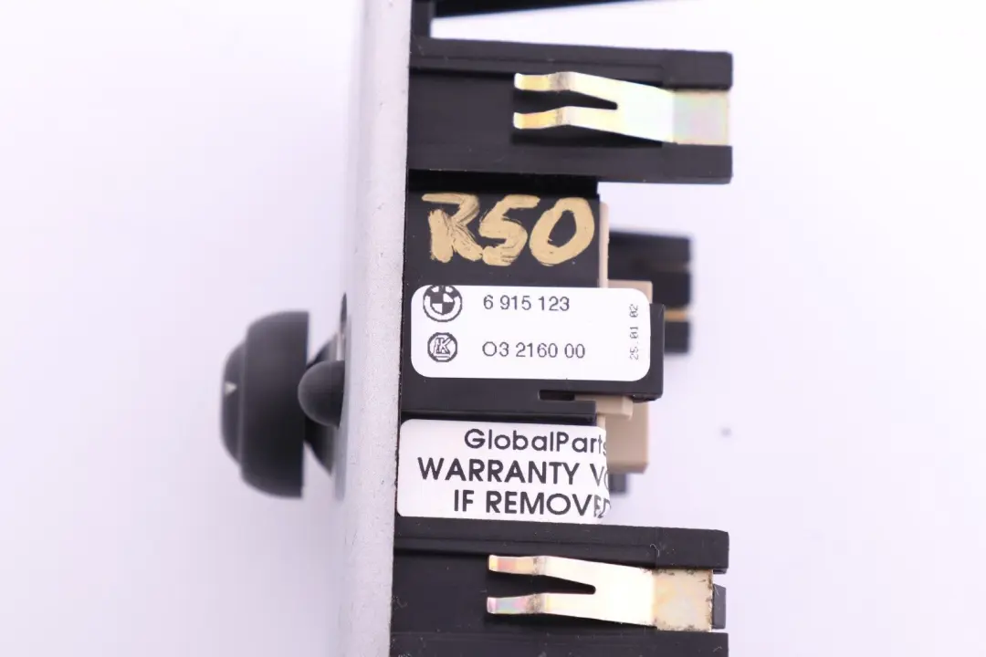Steuer Schalter Außen Elektrischer Außenspiegel für Mini R50 R52 R53 mit Teilenummer 6915123 Mini R50 R52 R53 Steuer Schalter Außen Elektrischer Außenspiegel - SKU 6915123 - Teilenummer 6915123