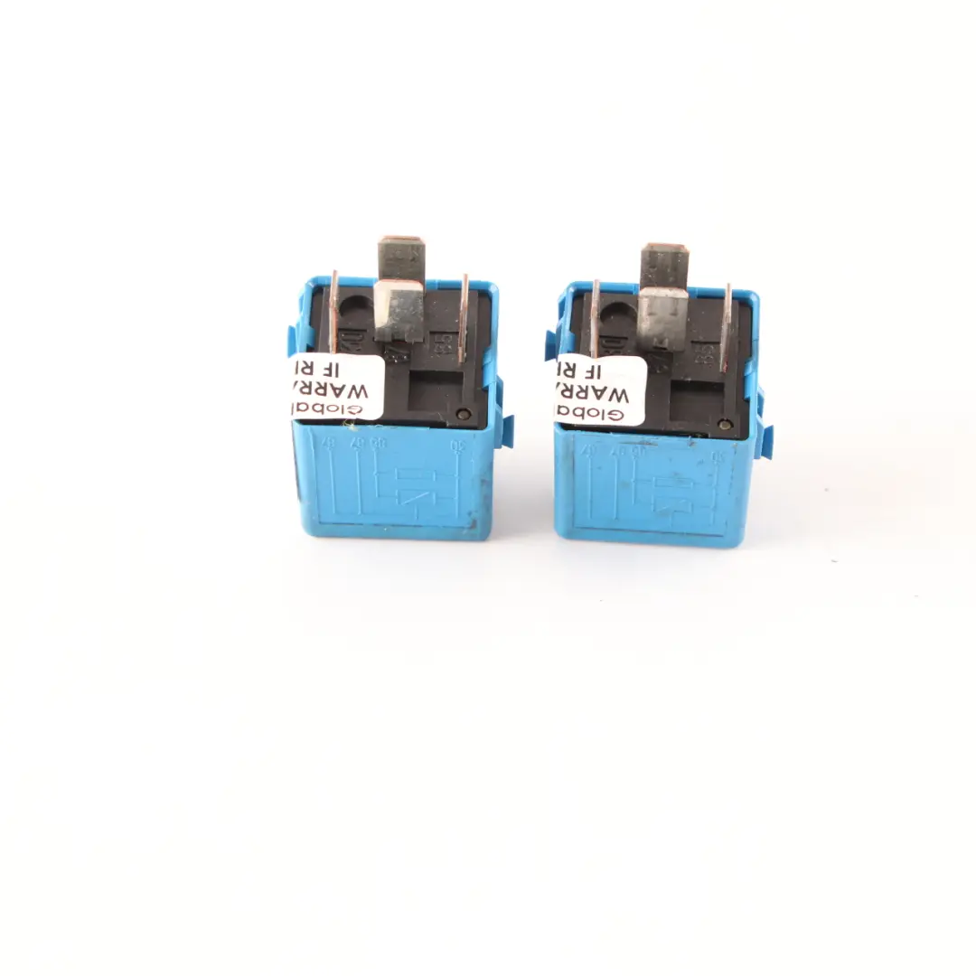 BMW E46 E60 E81 E87 E90 E91 F10 F20 F30 2x Relay Make Contact Sky Blue - SKU 6915327-1 - Part number 6915327