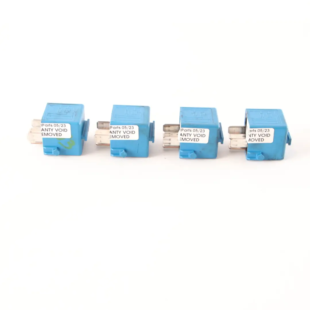 BMW E46 E60 E81 E87 E90 E91 F10 F20 F30 4x Relay Make Contact Sky Blue - SKU 6915327-2 - Part number 6915327