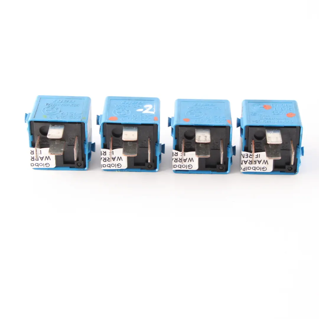 BMW E46 E60 E81 E87 E90 E91 F10 F20 F30 4x Relay Make Contact Sky Blue - SKU 6915327-2 - Part number 6915327