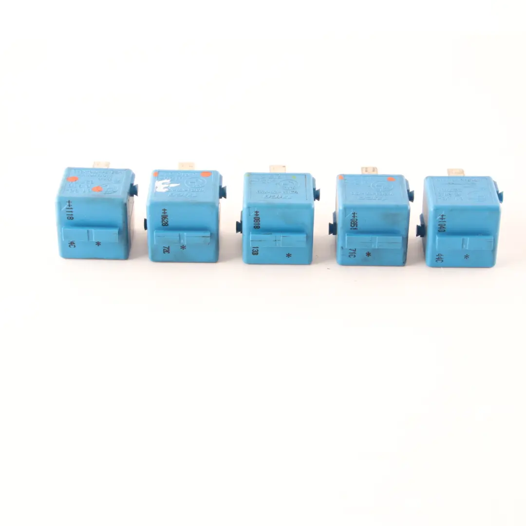 BMW E46 E60 E81 E87 E90 E91 F10 F20 F30 5x Make Contact Relais Bleu Ciel - SKU 6915327-3 - Numéro de pièce 6915327