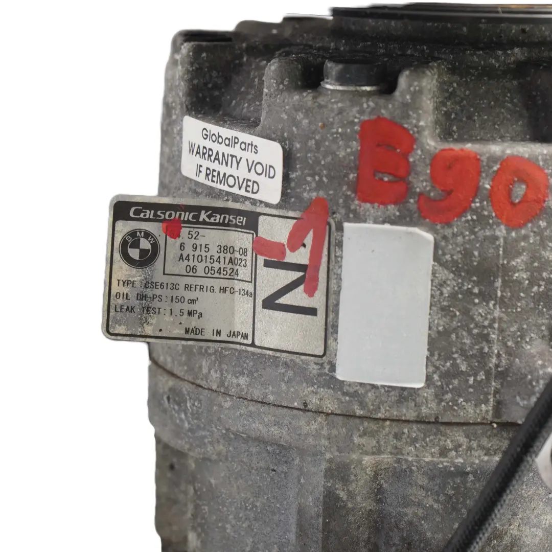 BMW E81 E87 E90 Sprężarka Klimatyzacji Kompresor - SKU 6915380-1 - Numer Części 6915380
