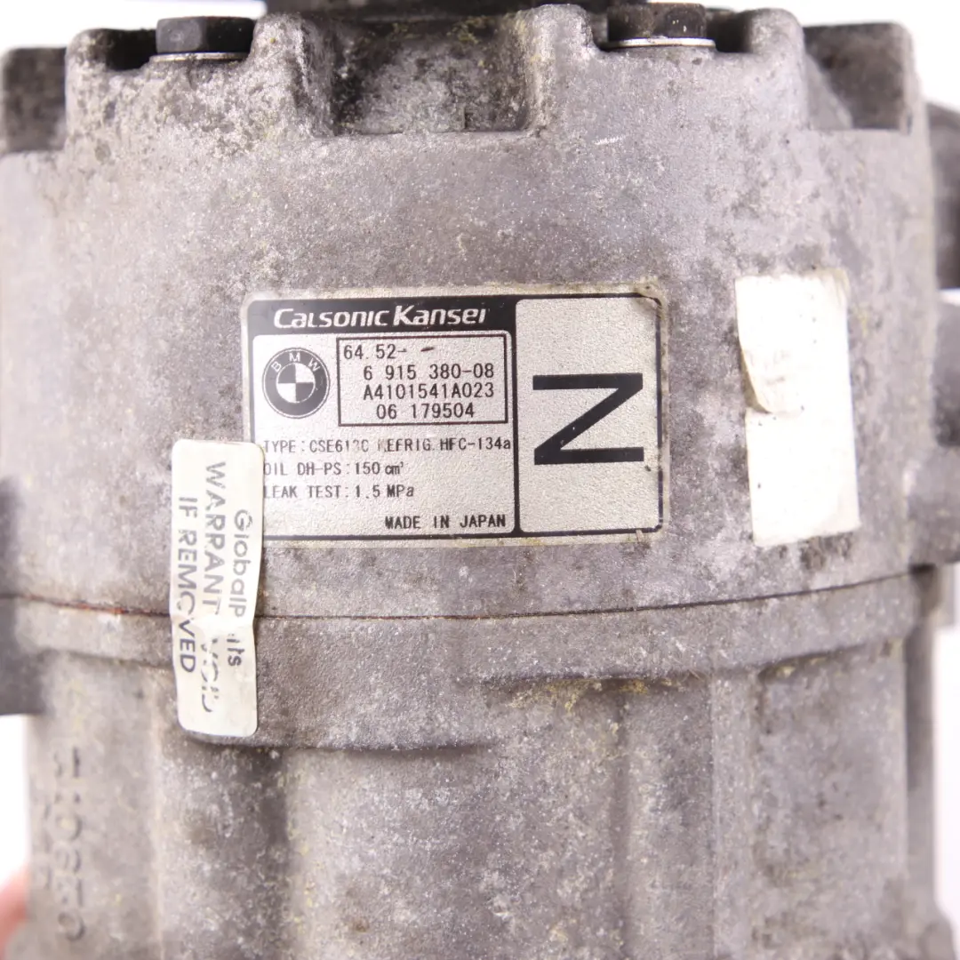 Clima Compressor BMW E81 E87 E90 E91 LCI A/C Air Conditioning Con Unit to with Part number 6915380 Clima Compressor BMW E81 E87 E90 E91 LCI A/C Air Conditioning Con Unit - SKU 6915380-2 - Part number 6915380