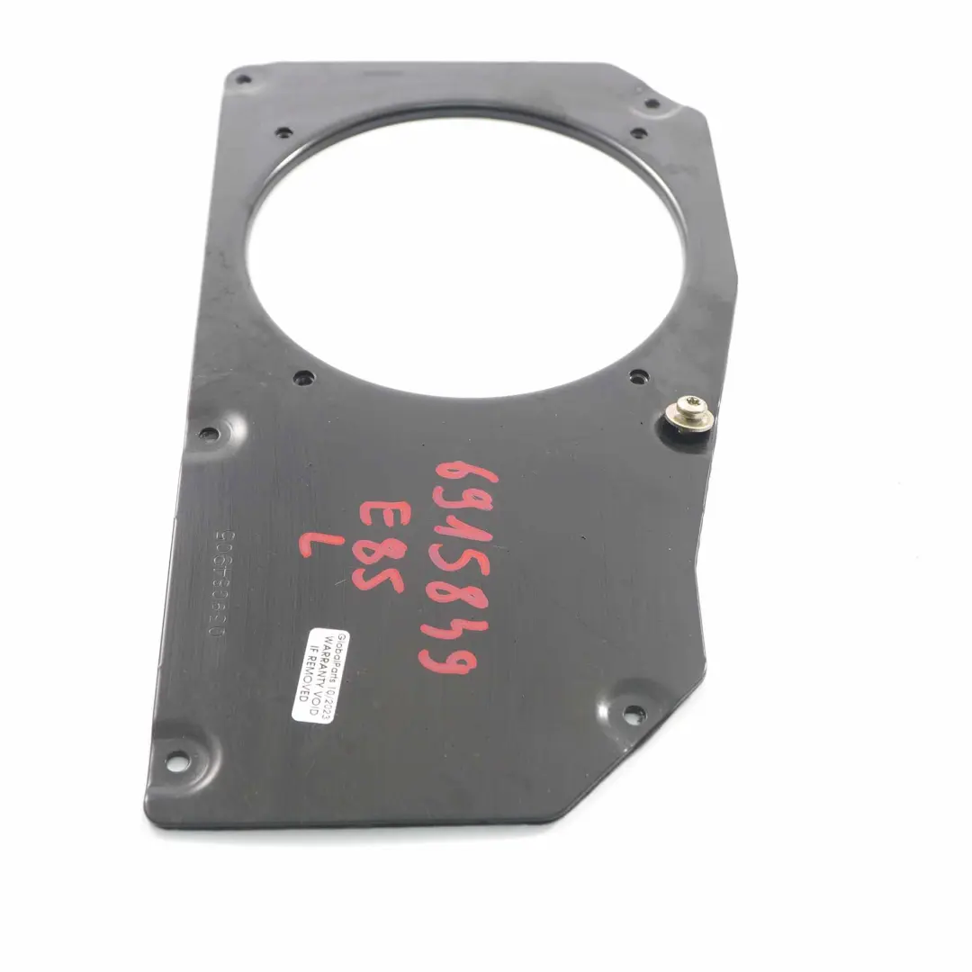 BMW Z4 E85 Supporto altoparlanti Sistema Stereo Sinistro Staffa Piastra - SKU 6915849 - Numero di parte 6915849