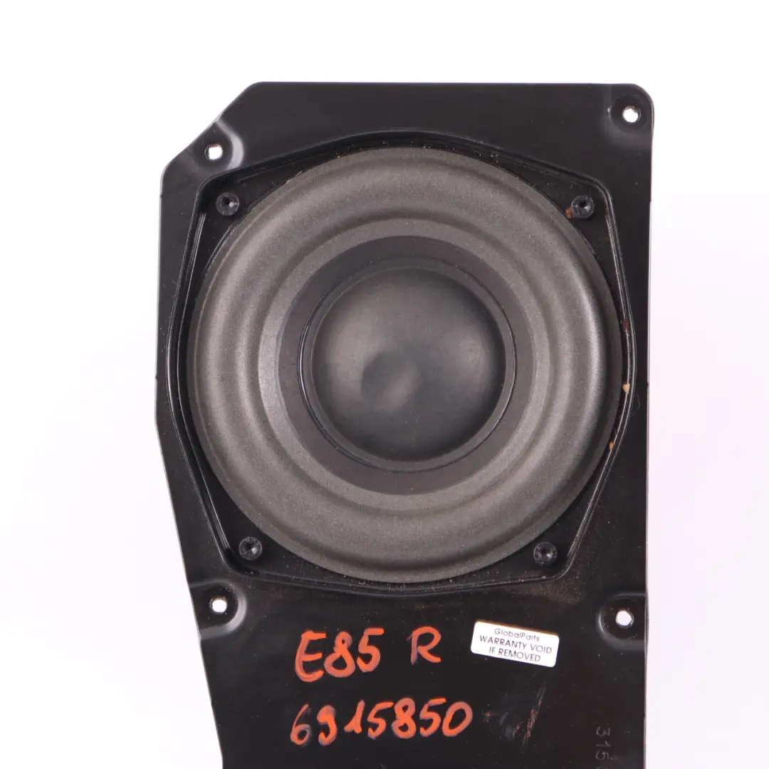 Speaker Holder Stereo System Right O/S Bracket Mounting Plate to BMW Z4 E85 with Part number 6915850 BMW Z4 E85 Speaker Holder Stereo System Right O/S Bracket Mounting Plate - SKU 6915850-1 - Part number 6915850