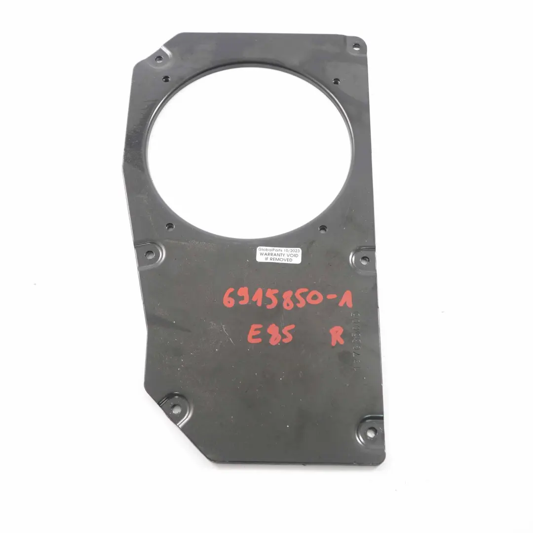 BMW Z4 E85 Supporto altoparlanti Sistema Stereo Destro Staffa Piastra - SKU 6915850-1 - Numero di parte 6915850