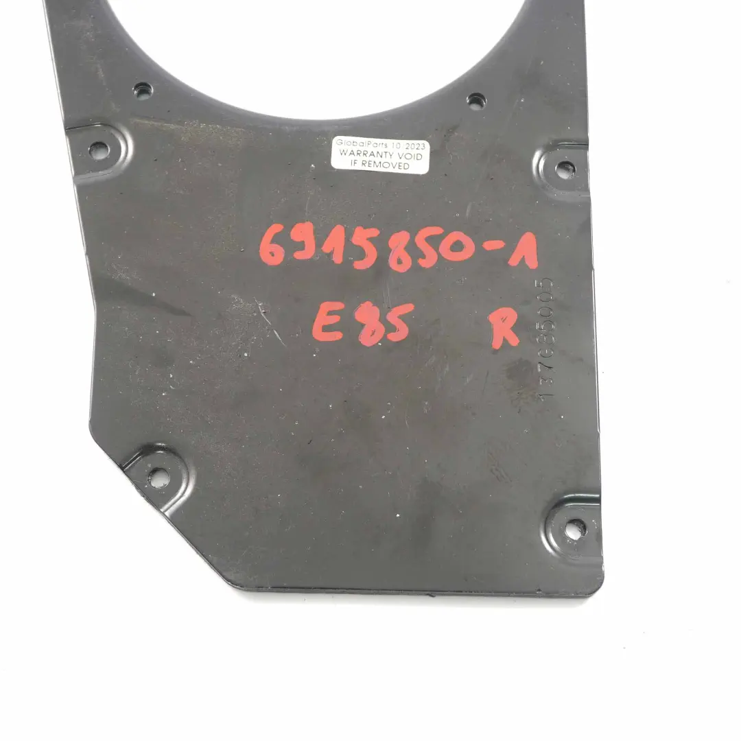 BMW Z4 E85 Speaker Holder Stereo System Right O/S Bracket Mounting Plate - SKU 6915850-1 - Part number 6915850
