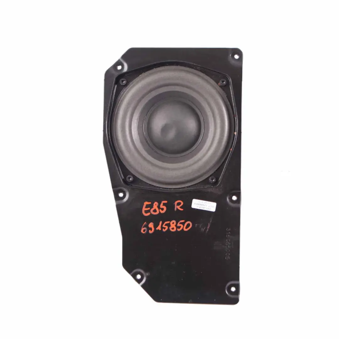 Audio Speaker System Right O/S Stereo Subwoofer Top-HiFi System to BMW Z4 E85 with Part number 6915850 BMW Z4 E85 Audio Speaker System Right O/S Stereo Subwoofer Top-HiFi System - SKU 6915850 - Part number 6915850