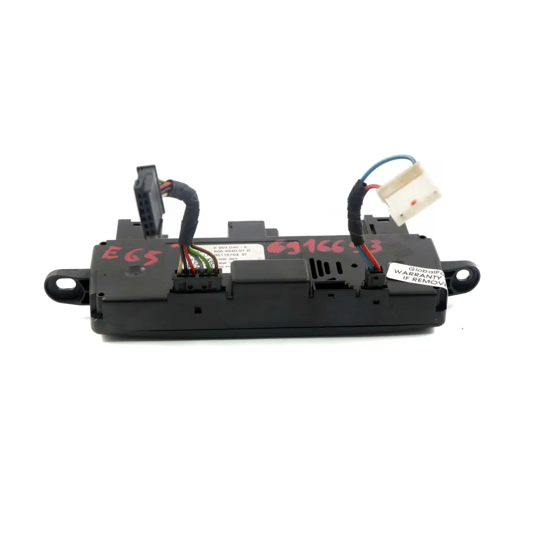 Steering Wheel Electronics Control Unit Module 6958040 to BMW 7 Series E65 E66 E67 with Part number 6916693 BMW 7 Series E65 E66 E67 Steering Wheel Electronics Control Unit Module 6958040 - SKU 6916693 - Part number 6916693