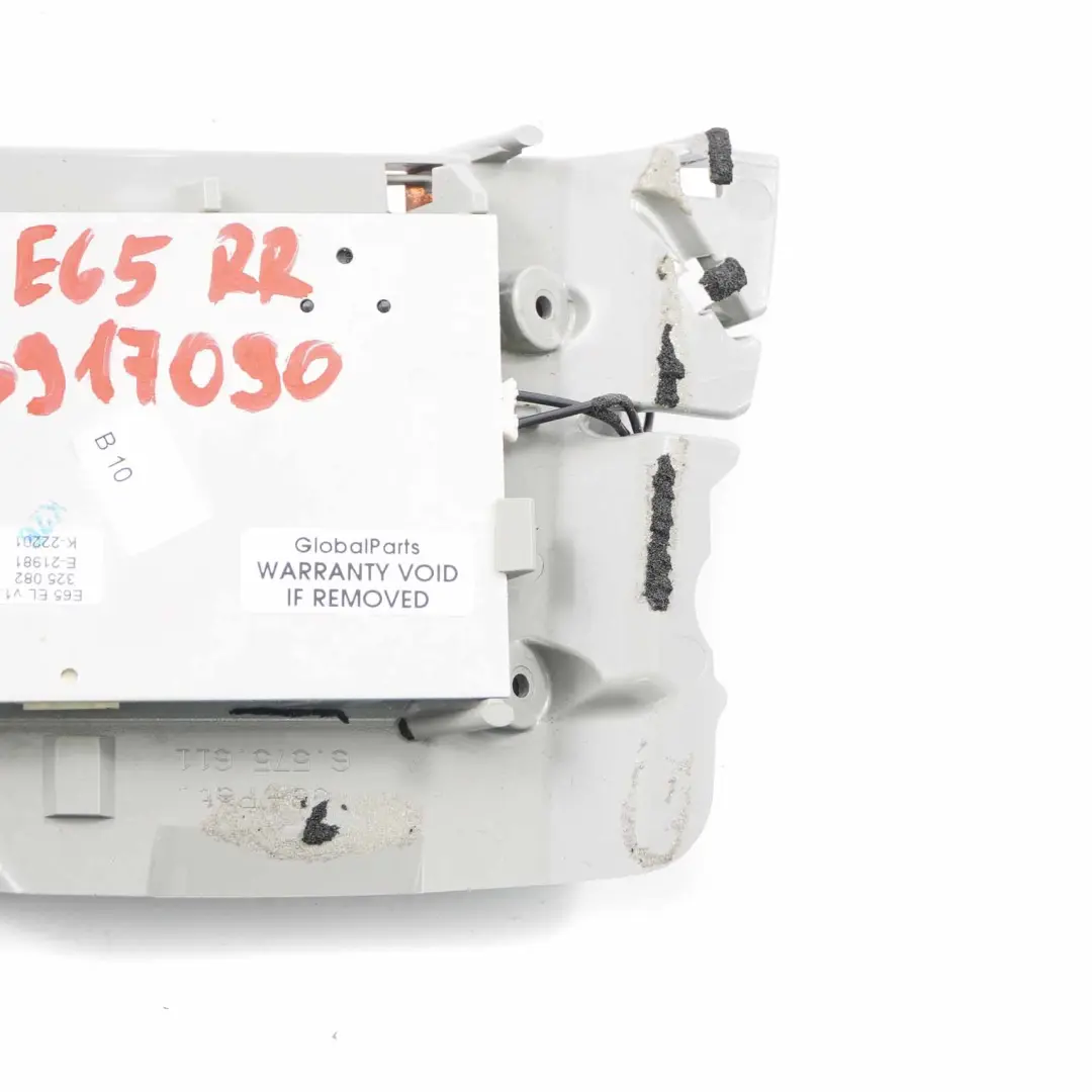 BMW E65 E66 Luz Trasera Bombilla LED Panel Lateral Derecha - SKU 6917090 - Número de pieza 6917090