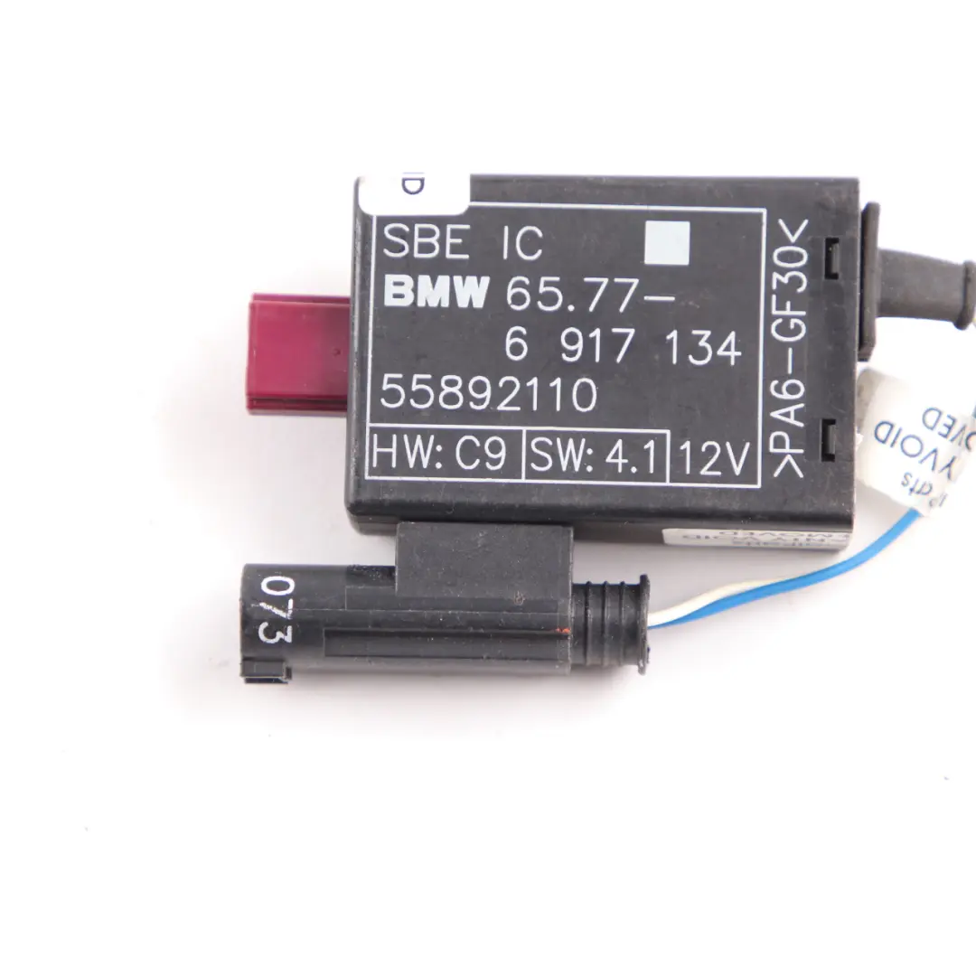 BMW E65 E66 Seat Occupancy Sensor Mat Electronic Control Unit - SKU 6917134-1 - Part number 6917134