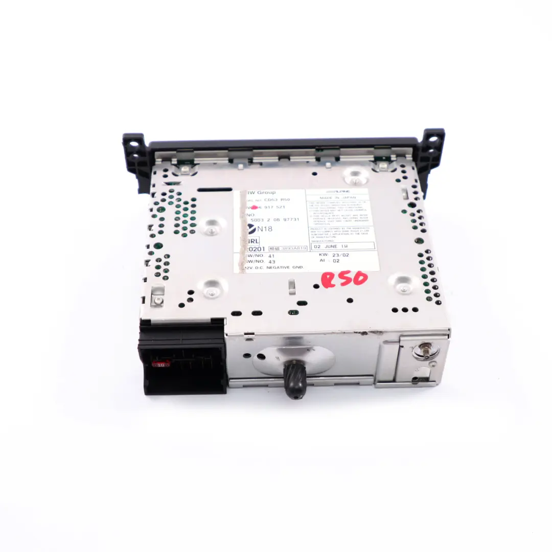 *Mini Cooper One R50 R53 Radio Boost CD Spieler für mit Teilenummer 6917521 *Mini Cooper One R50 R53 Radio Boost CD Spieler - SKU 6917521 - Teilenummer 6917521