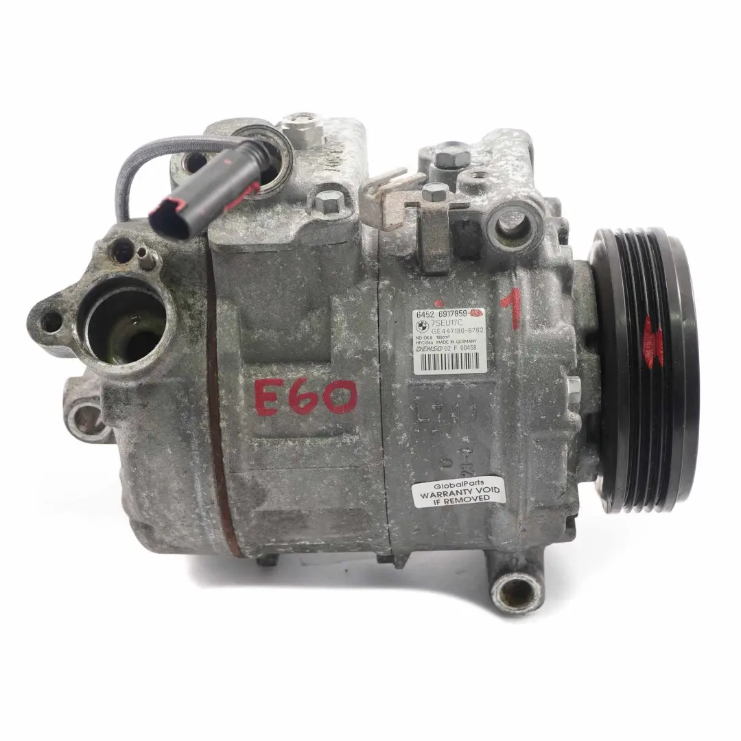 Unità Compressore Motore Compressore Aria Condizionata per BMW E60 E65 con numero di parte 6917859 BMW E60 E65 Unità Compressore Motore Compressore Aria Condizionata - SKU 6917859-1 - Numero di parte 6917859
