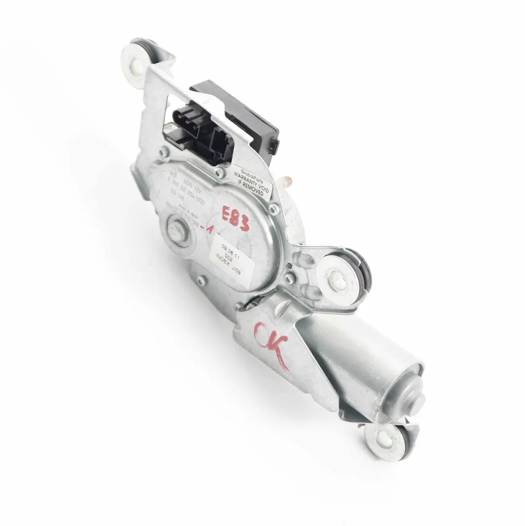 Window Wiper Motor Drive Assembly Bosch to BMW X3 E83 Rear with Part number 6917907 BMW X3 E83 Rear Window Wiper Motor Drive Assembly Bosch - SKU 6917907-1 - Part number 6917907