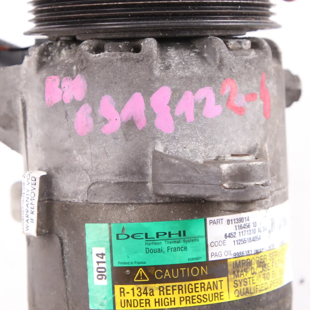  Compresor Mini Cooper One R50 R52 R53 A/C Bomba Aire Acondicionado 1171310 - SKU 6918122-4 - Número de pieza 6918122