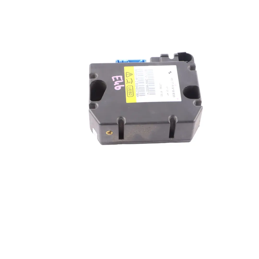 Rollover Sensor Control Unit Module to BMW E46 Convertible with Part number 6918833 BMW E46 Convertible Rollover Sensor Control Unit Module - SKU 6918833 - Part number 6918833