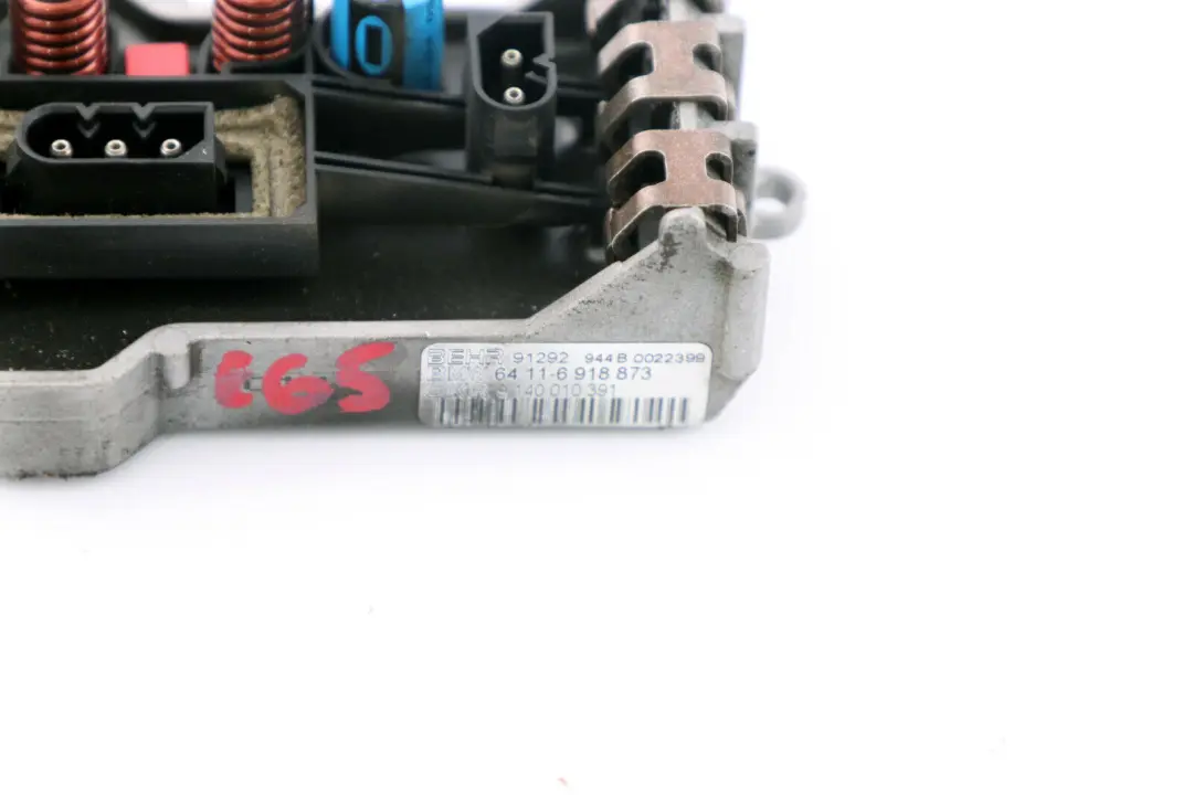 BMW E65 E66 Blower Regulador Calentador Blow Resistor Motor - SKU 6918873 - Número de pieza 6918873