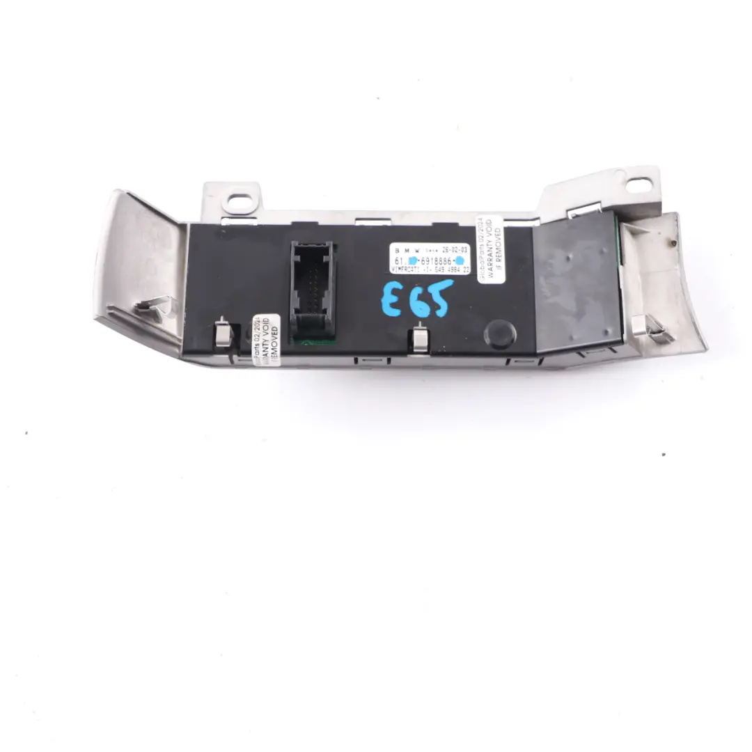 BMW E65 E66 Headlight Switch Control Element Fog Light Panel - SKU rhd-6918886 - Part number 6918886