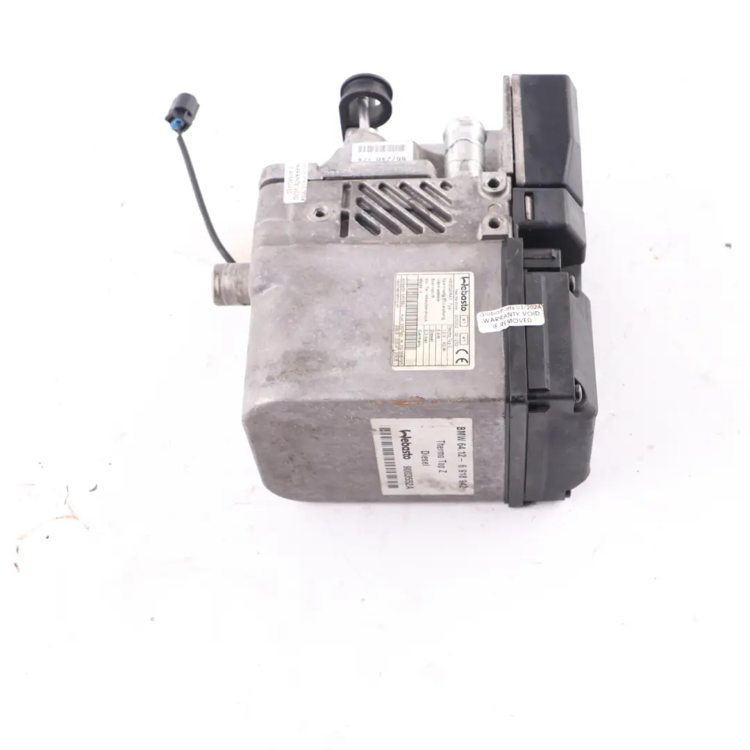 Webasto BMW X5 E53 M57 M57N 3.0d Riscaldatore ausiliario Thermo Top Z per con numero di parte 6918942 Webasto BMW X5 E53 M57 M57N 3.0d Riscaldatore ausiliario Thermo Top Z - SKU 6918942-1 - Numero di parte 6918942