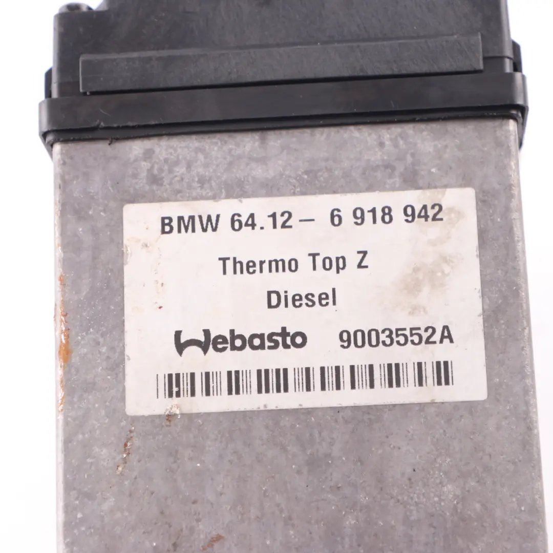  Webasto BMW X5 E53 M57 M57N 3.0d Diesel Auxiliary Heater Thermo Top Z - SKU 6918942-1 - Part number 6918942