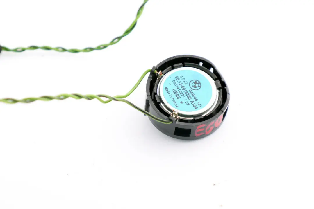 Haut-Parleur Hifi Porte avant Gauche Droite pour BMW 5 E60 E61 à propos du numéro de pièce 6919350 BMW 5 E60 E61 Haut-Parleur Hifi Porte avant Gauche Droite - SKU 6919350 - Numéro de pièce 6919350