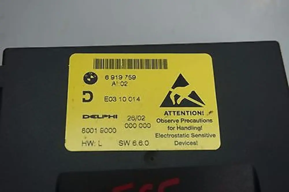 Reihe E65 E66 E67 Steuergerät Mittelkonsole vorne für BMW 7 mit Teilenummer 6919759 BMW 7 Reihe E65 E66 E67 Steuergerät Mittelkonsole vorne - SKU 6919759 - Teilenummer 6919759