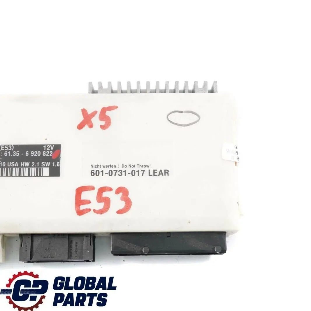 BMW X5 er E53 Grundmodul 3 Unit ECU GM III 6135 - SKU 6920822 - Teilenummer 6920822