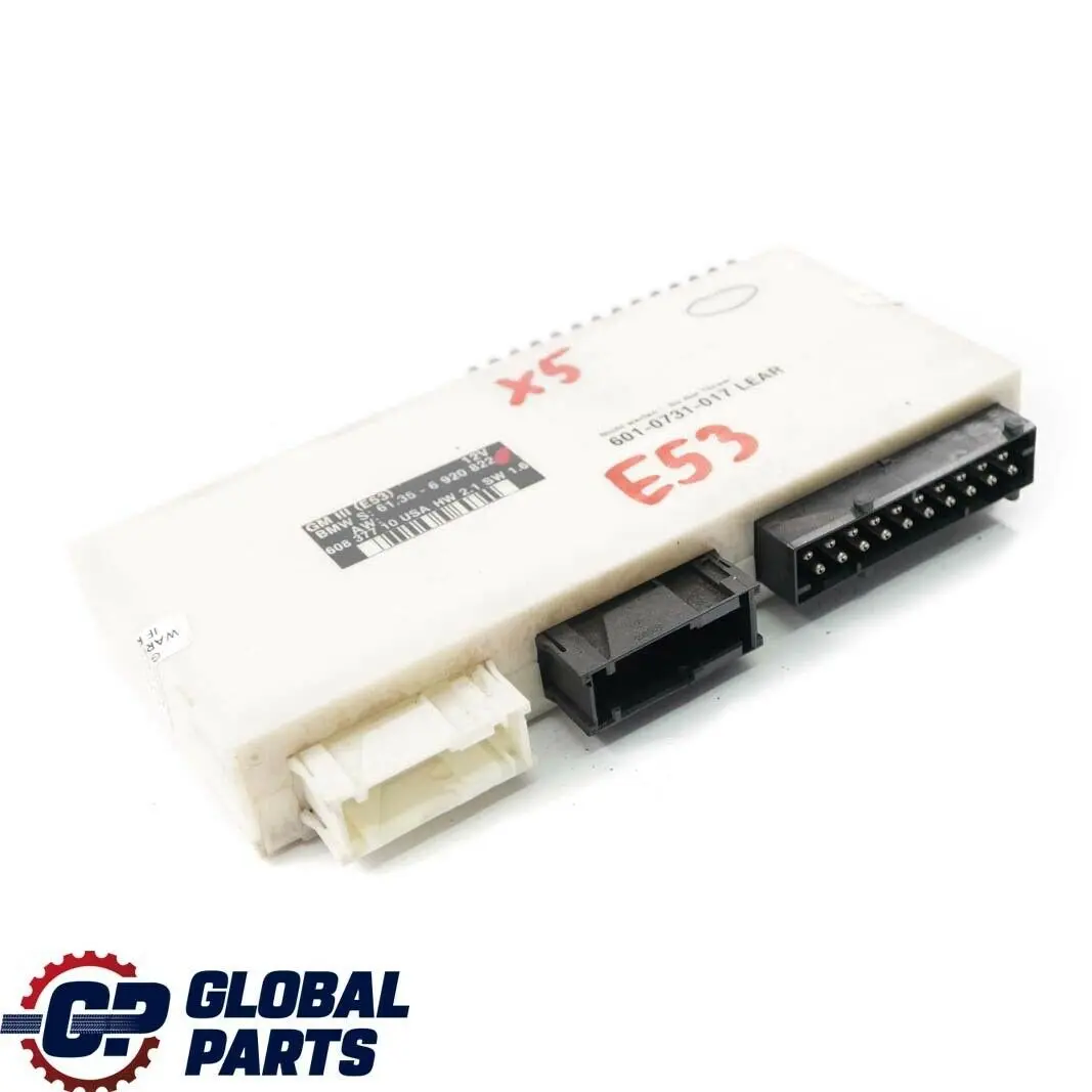 BMW X5 Series E53 Body Control Module Unit ECU GM III 6135 - SKU 6920822 - Part number 6920822