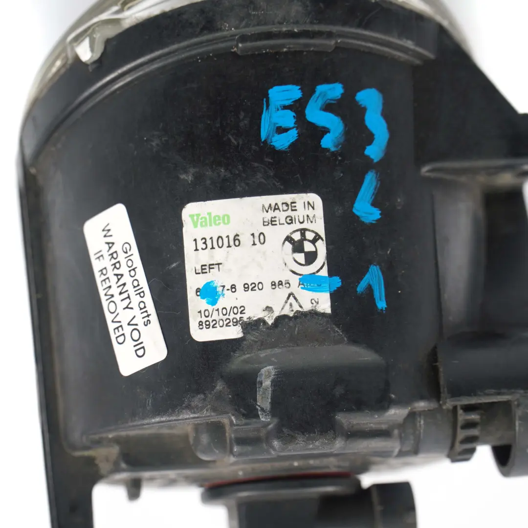 Lampada Fendinebbia Sinistra per BMW X5 E53 con numero di parte 6920885 BMW X5 E53 Lampada Fendinebbia Sinistra - SKU 6920885-1 - Numero di parte 6920885