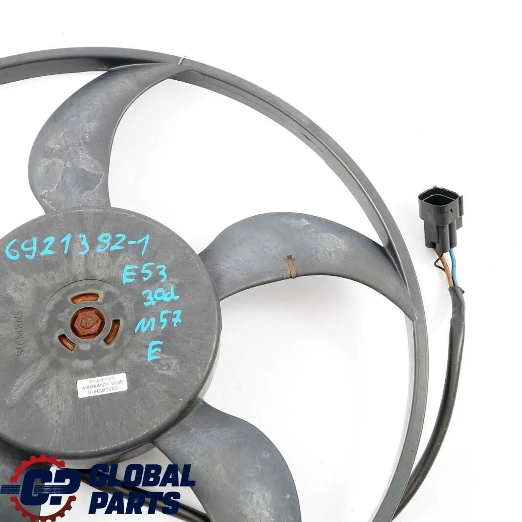 M57 3.0d Engine Cooling Radiator Shroud Fan Motor 6921323 to BMW X5 Series E53 with Part number 6921382 BMW X5 Series E53 M57 3.0d Engine Cooling Radiator Shroud Fan Motor 6921323 - SKU 6921382-1 - Part number 6921382