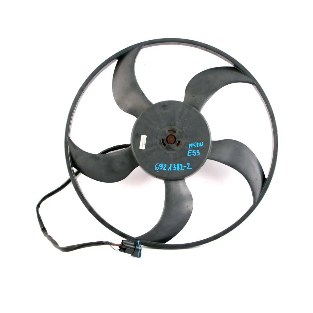 M57 3.0d Engine Cooling Radiator Shroud Fan Motor 6921323 to BMW X5 Series E53 with Part number 6921382 BMW X5 Series E53 M57 3.0d Engine Cooling Radiator Shroud Fan Motor 6921323 - SKU 6921382-2 - Part number 6921382