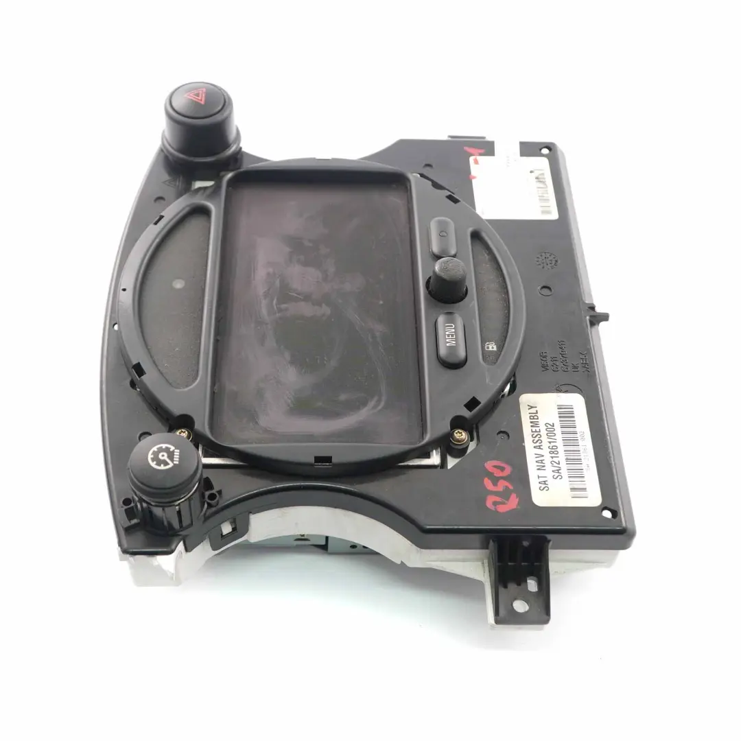 Pantalla de Navegación Panel de Instrumentos para Mini Cooper One R50 R53 con número de pieza 6921521 Mini Cooper One R50 R53 Pantalla de Navegación Panel de Instrumentos - SKU 6921521-1 - Número de pieza 6921521