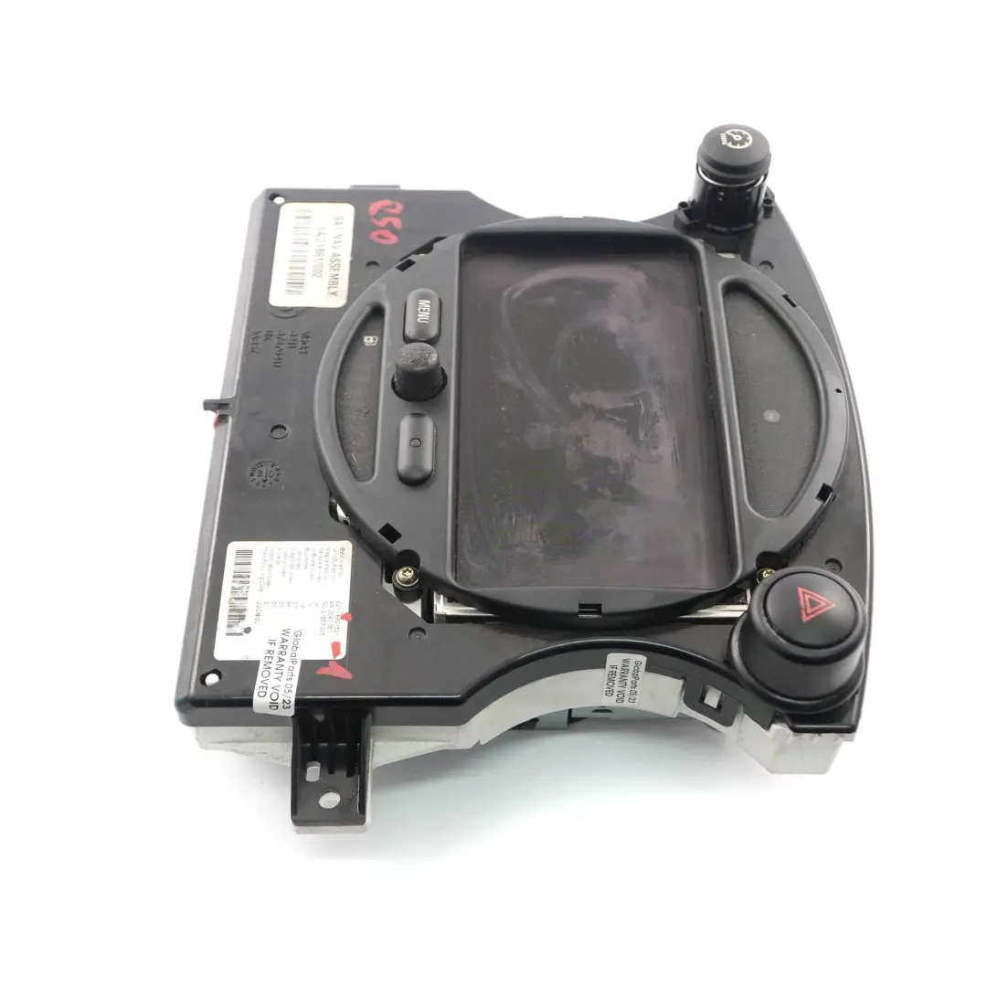 Ecran navigation Affichage du tableau de bord pour Mini Cooper One R50 R53 à propos du numéro de pièce 6921521 Mini Cooper One R50 R53 Ecran navigation Affichage du tableau de bord - SKU 6921521-1 - Numéro de pièce 6921521