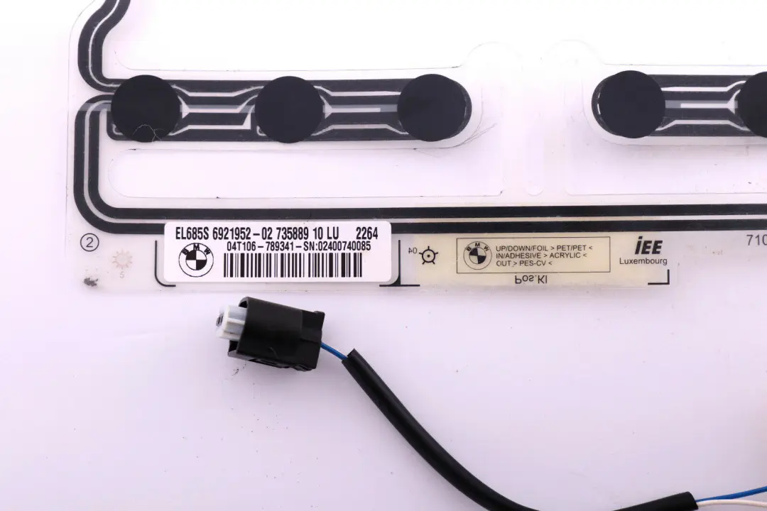 Asiento Pasajero Airbag Sensor Ocupación Alfombrilla para BMW X3 X5 E53 E83 con número de pieza 6921952 BMW X3 X5 E53 E83 Asiento Pasajero Airbag Sensor Ocupación Alfombrilla - SKU 6921952 - Número de pieza 6921952