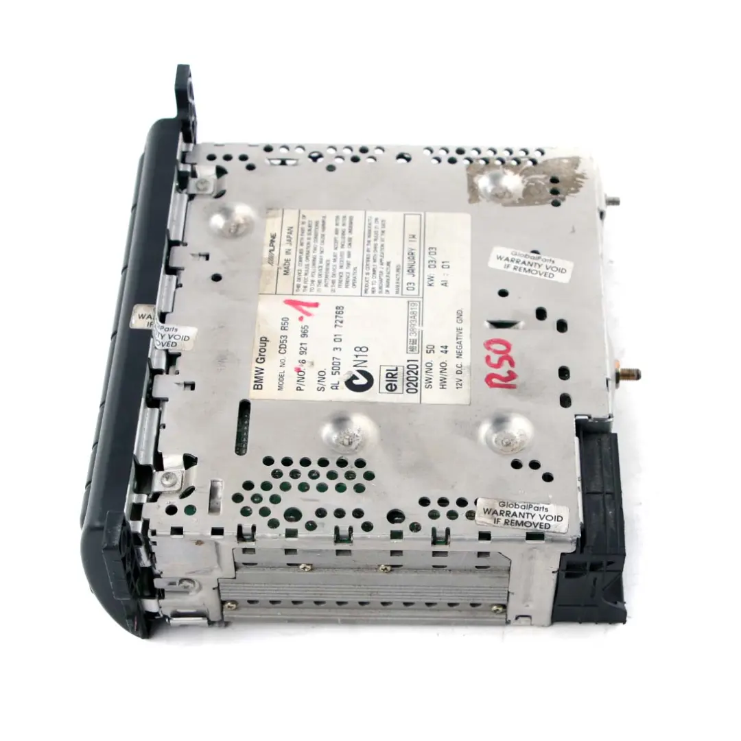 CD-Player Radio Boost Haupeinheit für Mini Cooper One R50 R53 mit Teilenummer 6927904 Mini Cooper One R50 R53 CD-Player Radio Boost Haupeinheit - SKU 6921965 - Teilenummer 6927904