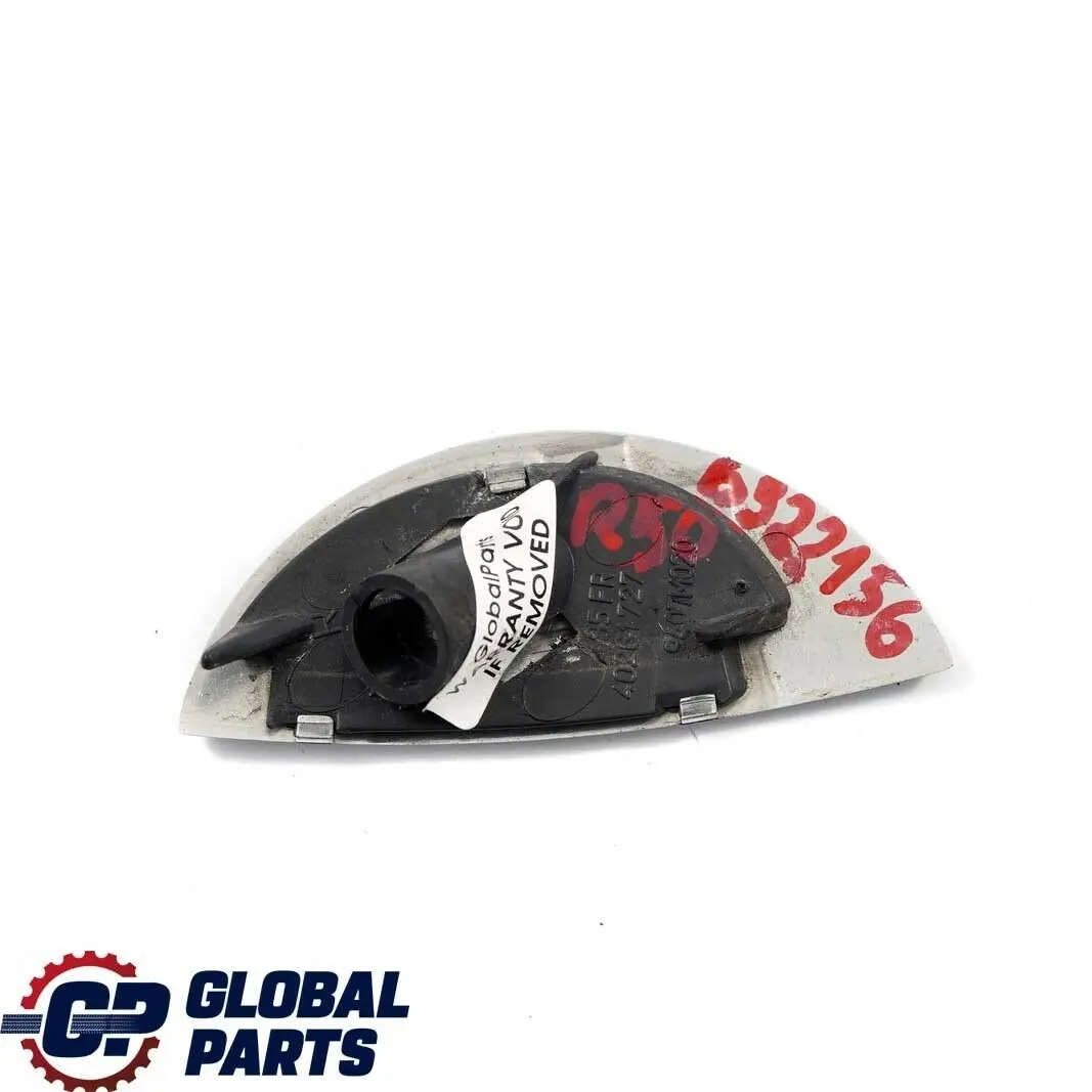 Mini R50 R53 Parachoques delantero derecho Tapa De La boquilla del faro cromado - SKU 6922156 - Número de pieza 6922156